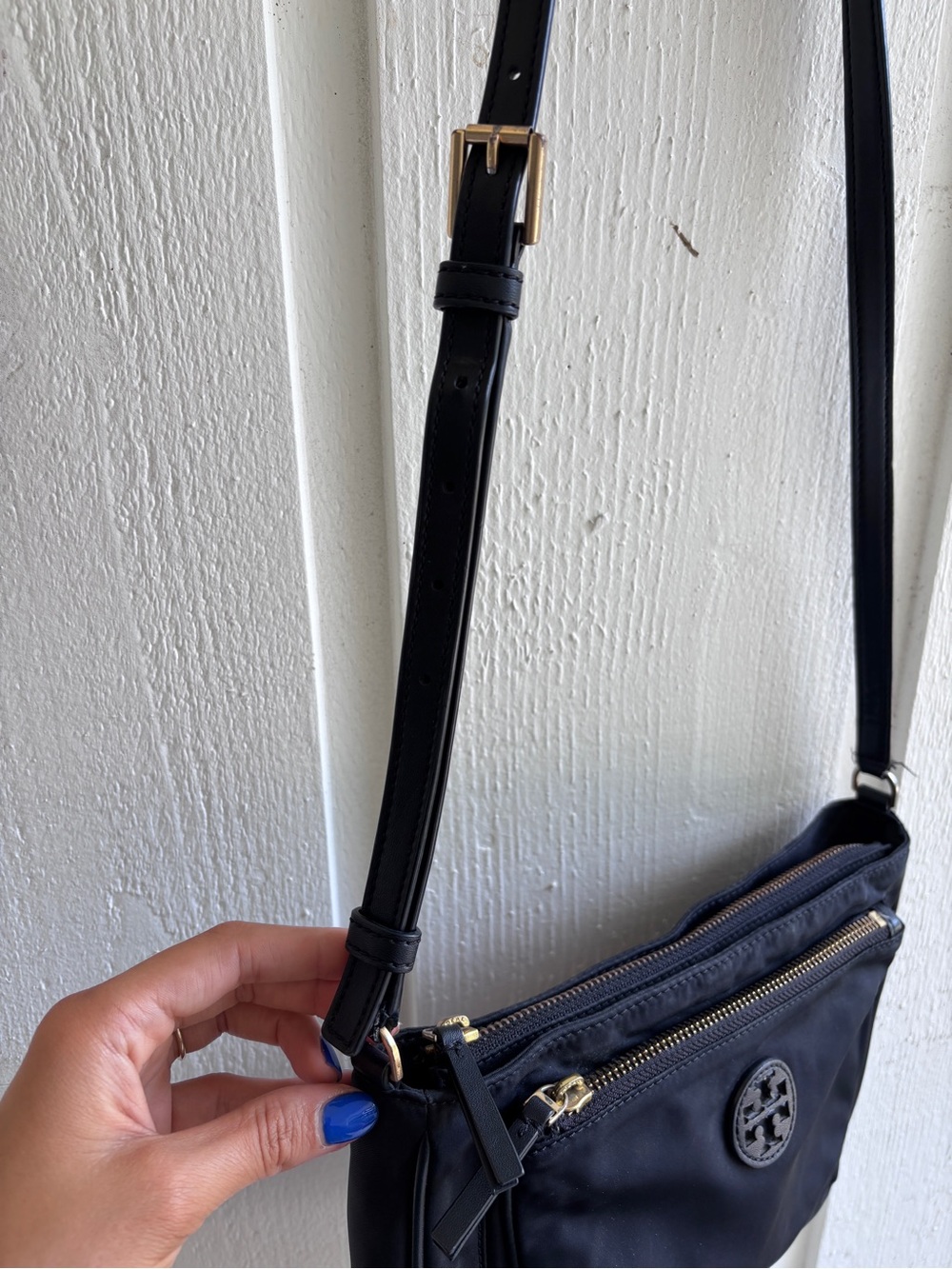 Tory Burch Black Nylon Crossbody with Gold Hardware - Picture 4 of 7